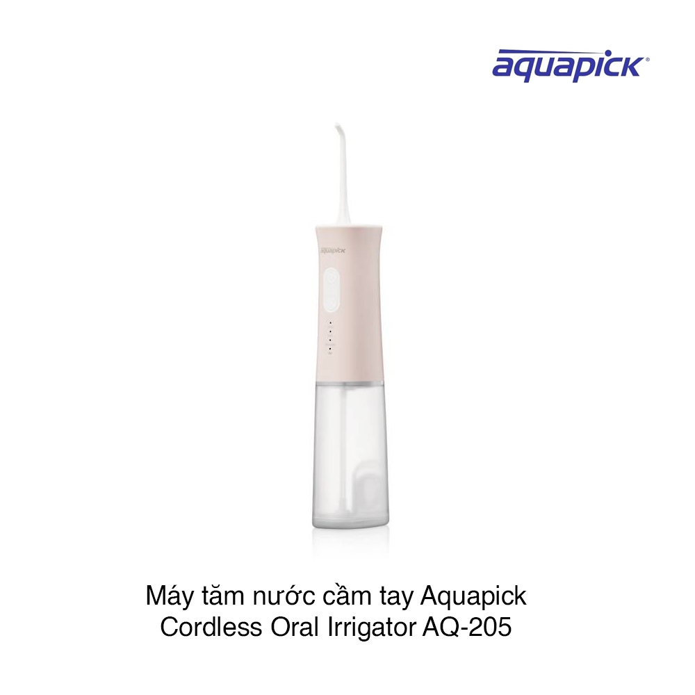 Máy tăm nước cầm tay Aquapick Cordless Oral Irrigator AQ-205