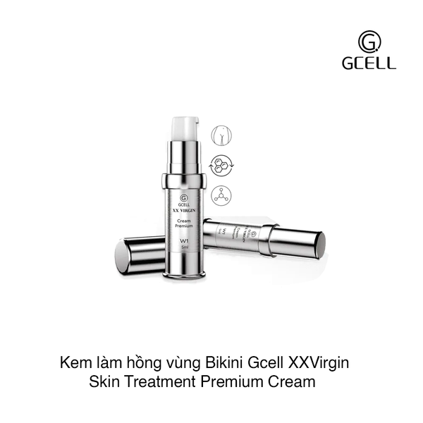 Kem làm hồng vùng Bikini Gcell XXVirgin Skin Treatment Premium Cream 5ml #W1 (Hộp)