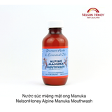 Nước súc miệng mật ong Manuka NelsonHoney Alpine Manuka Mouthwash 100ml