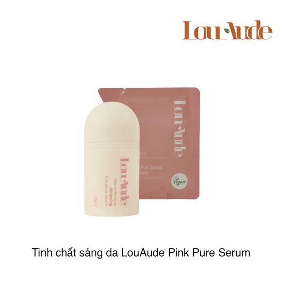 Tinh chất sáng da LouAude Pink Pure Serum (30ml + thanh lăn)
