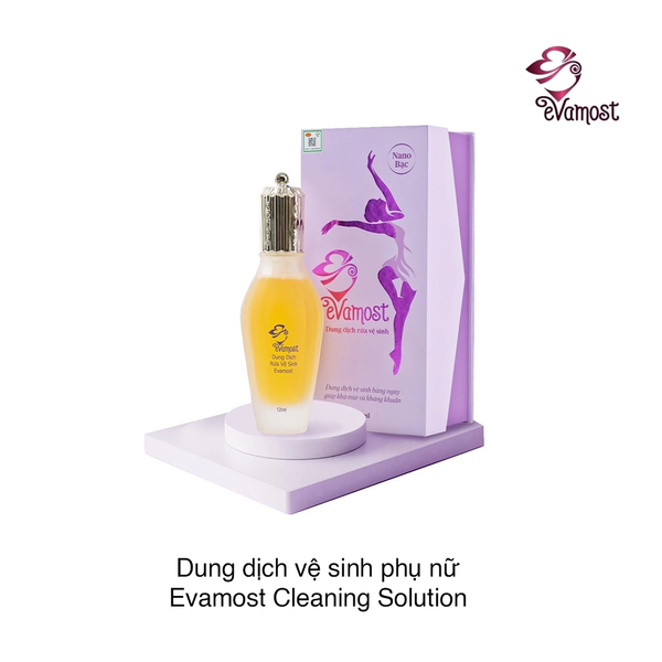 Dung dịch vệ sinh phụ nữ Evamost Cleaning Solution 120ml (Hộp)