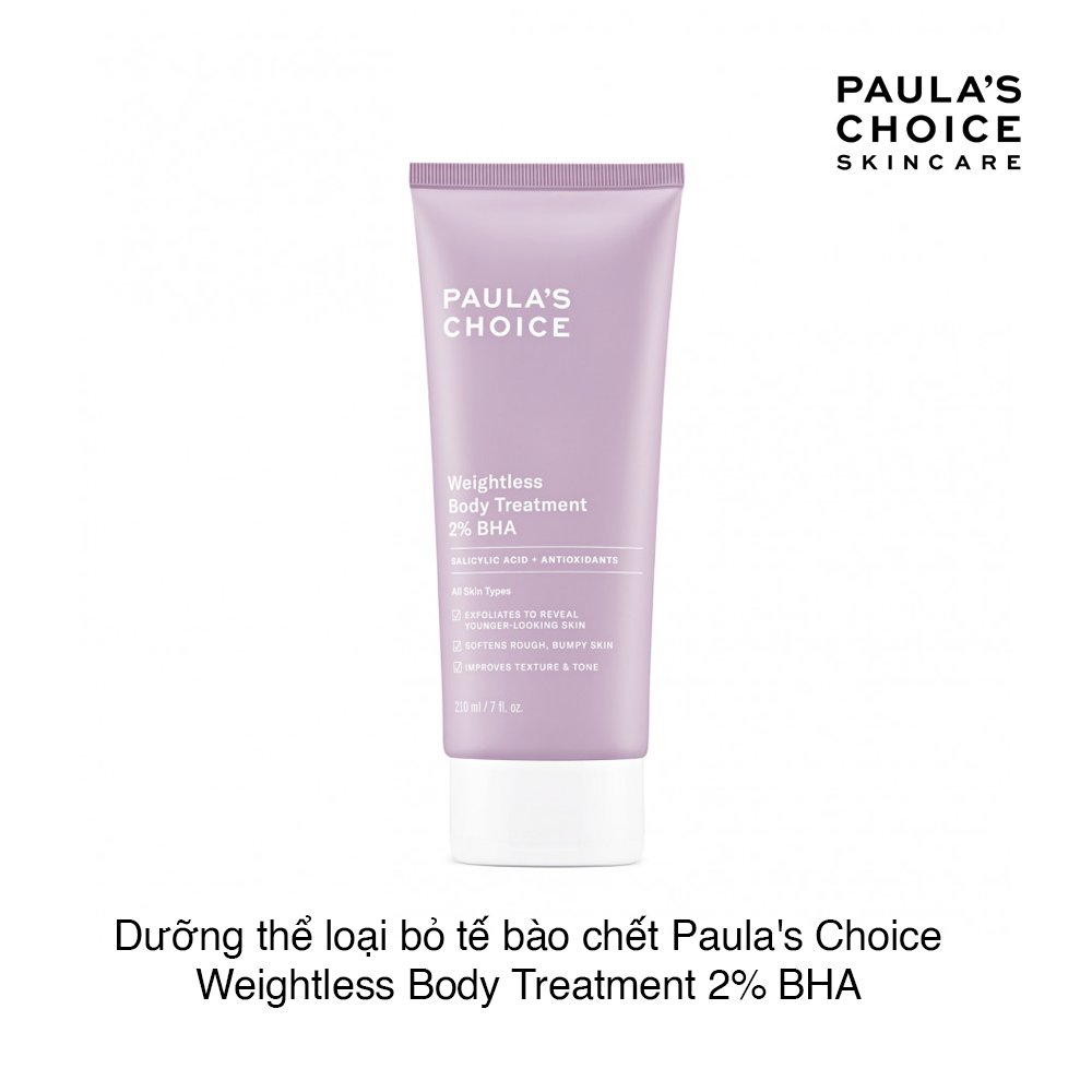 Dưỡng thể loại bỏ tế bào chết Paula's Choice Weightless Body Treatment BOO BEAUTY