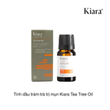 Tinh dầu tràm trà trị mụn Kiara Tea Tree Oil 10ml (Hộp)