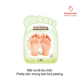 Mặt nạ tẩy tế bào chết chân Pretty Skin Strong & Fast Foot Peeling (40g x 2) (Set 2)