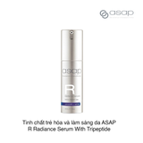 Tinh chất trẻ hóa và làm sáng da ASAP R Radiance Serum With Tripeptide 30ml