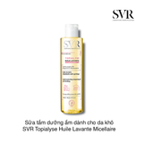 Sữa tắm dưỡng ẩm dành cho da khô SVR Topialyse Huile Lavante Micellaire 200ml (Chai)