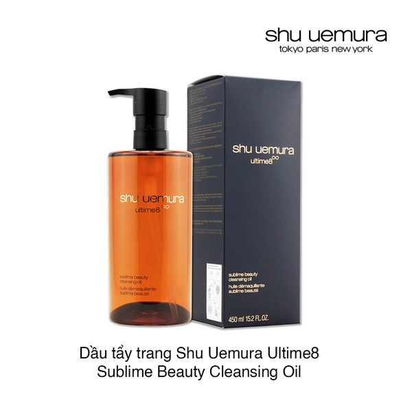 Dầu tẩy trang Shu Uemura Ultime8 Sublime Beauty Cleansing Oil 450ml (Nâu)