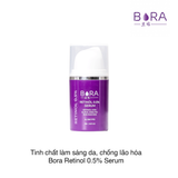 Tinh chất làm sáng da, chống lão hóa Bora Retinol 0.5% Serum 15ml