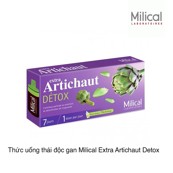 Thức uống thải độc gan Milical Extra Artichaut Detox