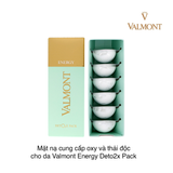 Mặt nạ cung cấp oxy và thải độc cho da Valmont Energy Deto2x Pack