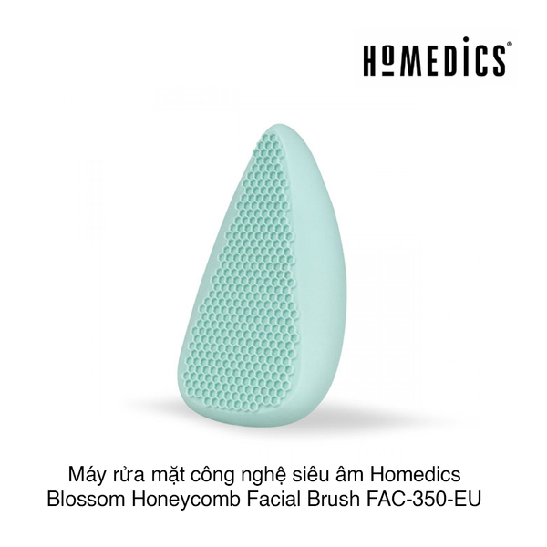 Máy rửa mặt công nghệ siêu âm Homedics Blossom Honeycomb Facial Brush FAC-350-EU (Hộp)