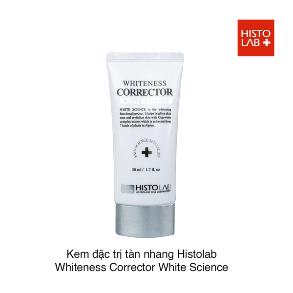 Kem đặc trị tàn nhang Histolab Whiteness Corrector White Science 50ml (Hộp)