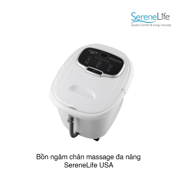 Bồn ngâm chân massage đa năng SereneLife USA SLFTSP12