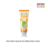 Kem đánh răng trẻ em  Zettoc Kids (nhiều vị)