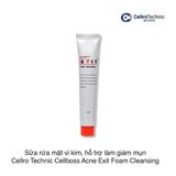 Sữa rửa mặt vi kim, hỗ trợ làm giảm mụn Cellro Technic Cellboss Acne Exit Foam Cleansing 40g