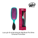Lược gỡ rối và làm bóng tóc Wet Brush Pro Shine (Bản vuông) (Hộp)
