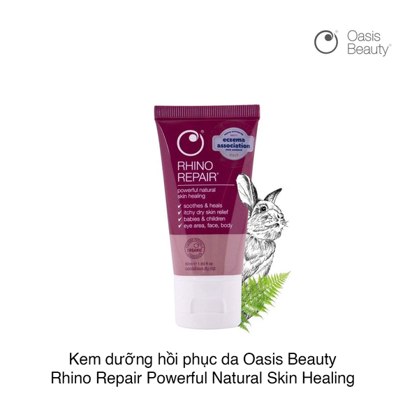 Kem dưỡng hồi phục da Oasis Beauty Rhino Repair Powerful Natural Skin Healing 50ml (Tuýp)