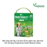 Bột uống cần tây vị lá dứa hỗ trợ giảm cân, đào thải mỡ nội tạng Vinapharma Green Beauty Celery (36 gói)