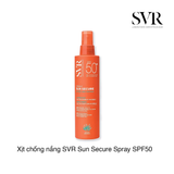 CHỐNG NẮNG DẠNG XỊT (DÀNH CHO MẶT VÀ TOÀN THÂN) SVR SUN SECURE SPRAY SPF50+