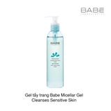 Gel tẩy trang Babe Micellar Gel Cleanses Sensitive Skin 240ml