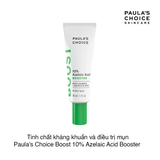 Tinh chất kháng khuẩn và điều trị mụn Paula's Choice Boost 10% Azelaic Acid Booster 30ml