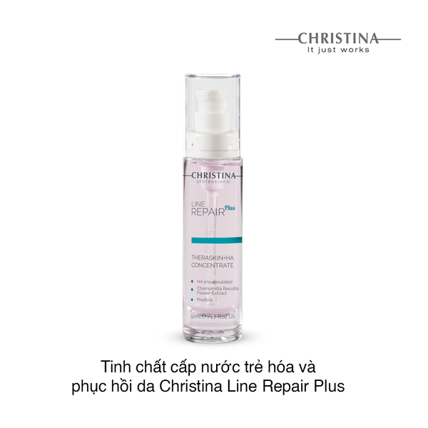 Tinh chất cấp nước trẻ hóa và phục hồi da Christina Line Repair Plus Theraskin+HA Concentrate 50ml (Chai)