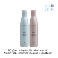 Bộ gội xả dưỡng ẩm, làm mềm mượt tóc NuSkin ReNu Smoothing Shampoo + Conditioner (250ml x 2)