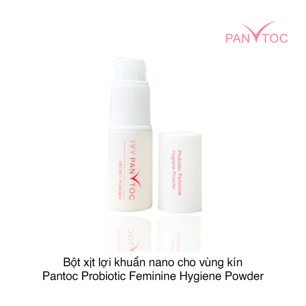 Bột xịt lợi khuẩn nano cho vùng kín Pantoc Probiotic Feminine Hygiene Powder 3.5g (Hộp)