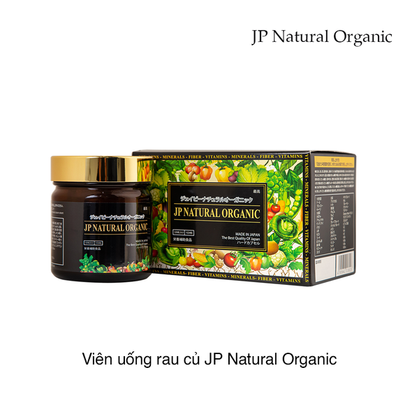 Viên uống rau củ JP Natural Organic (120 viên)