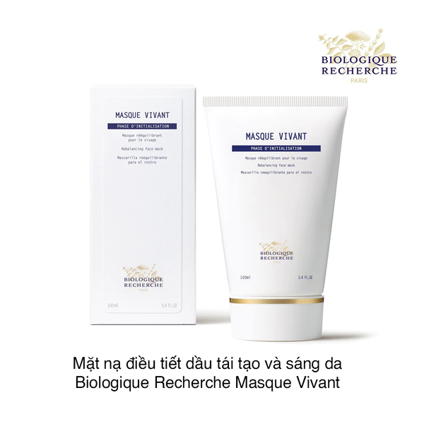 Mặt nạ điều tiết dầu tái tạo và sáng da Biologique Recherche Masque Vivant 100ml