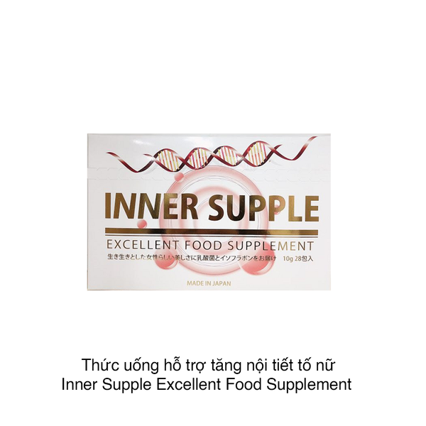 Thức uống hỗ trợ tăng nội tiết tố nữ Inner Supple Excellent Food Supplement (10g x 28 gói)