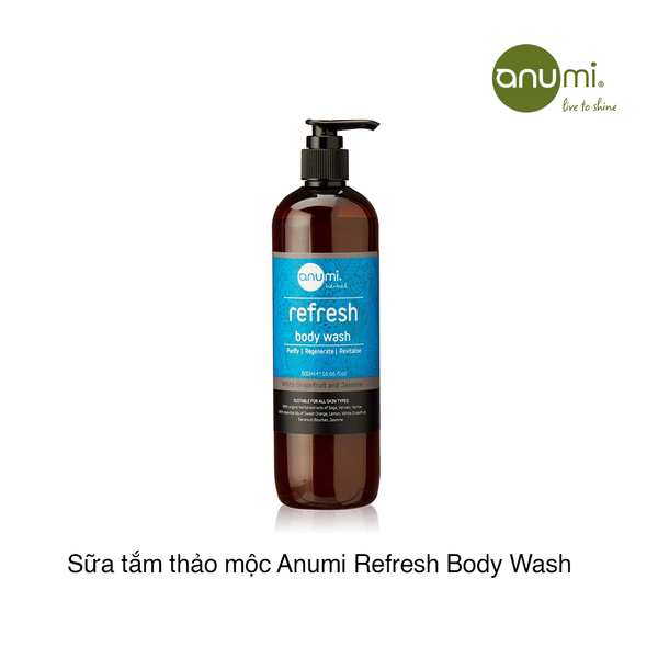 Sữa tắm thảo mộc Anumi Refresh Body Wash 500ml