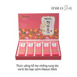 Thức uống hỗ trợ chống rụng tóc và trị tóc bạc sớm Hasuo Stick (15g x 10 gói x 5 hộp)