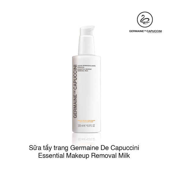 Sữa tẩy trang Germaine De Capuccini Essential Makeup Removal Milk 200ml (Chai)