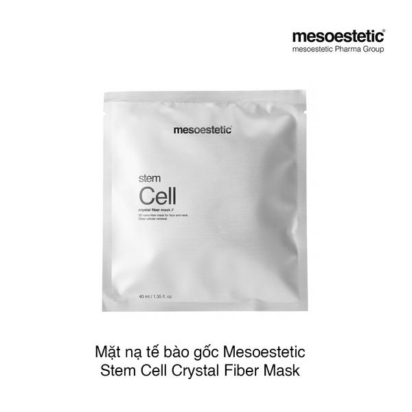 Mặt nạ tế bào gốc Mesoestetic Stem Cell Crystal Fiber Mask (40ml x 5 miếng)