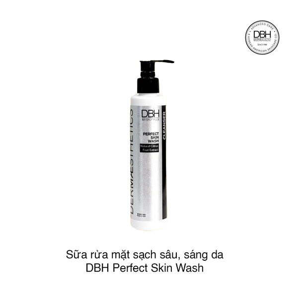 Sữa rửa mặt sạch sâu, sáng da DBH Perfect Skin Wash