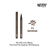 Kẻ mắt nước Merzy The First Pen Eyeliner #P2 Brownie