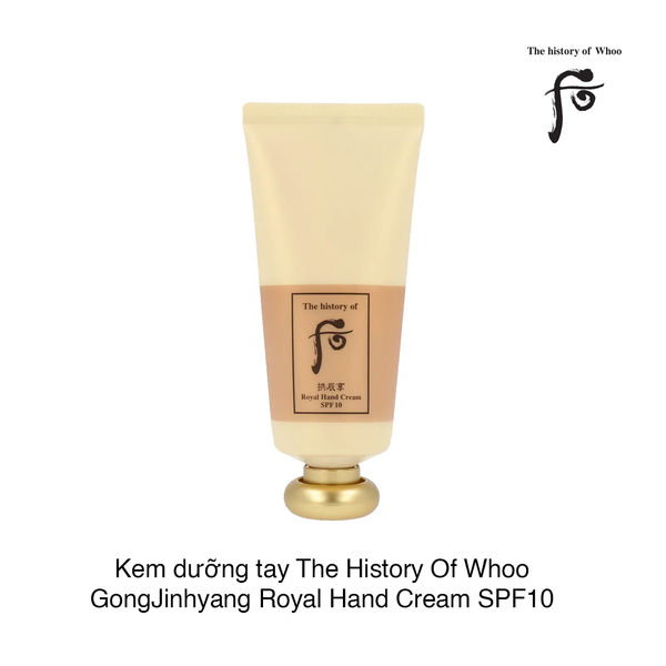 Kem dưỡng tay The History Of Whoo GongJinhyang Royal Hand Cream SPF10 85ml