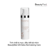 Tinh chất trị mụn, điều tiết bã nhờn BeautyMed IZA Sebo-Normalizing Care d'Iris, Zinc et Vitamin A Serum 30ml