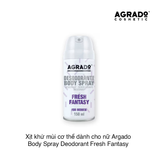 Xịt khử mùi cơ thể dành cho nữ Argado Body Spray Deodorant Fresh Fantasy 150ml
