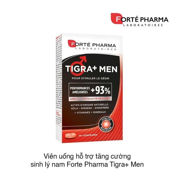Viên uống hỗ trợ tăng cường sinh lý nam Forte Pharma Tigra+ Men (28 viên)