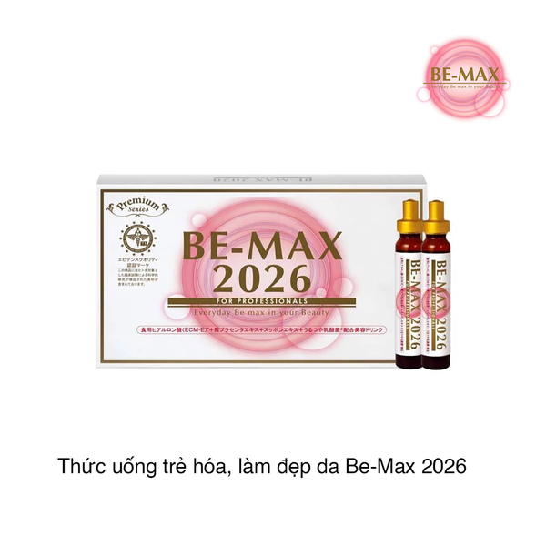 Thức uống trẻ hóa, làm đẹp da Be-Max 2026 (10ml x 10 chai) (Hộp)