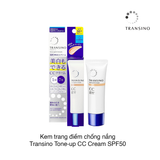 Kem trang điểm chống nắng Transino Tone-up CC Cream SPF50 30g (Hộp)