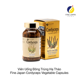 Viên Uống Đông Trùng Hạ Thảo Fine Japan Cordyceps Vegetable Capsules (120 viên)
