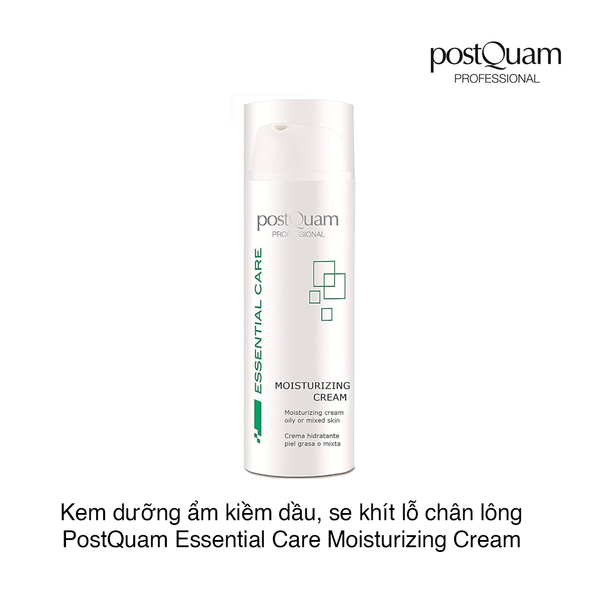 Kem dưỡng ẩm kiềm dầu, se khít lỗ chân lông PostQuam Essential Care Moisturizing Cream 50ml