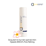 Dung dịch trị mụn làm sạch bã nhờn Hyaestic BHA 2% Pore Refining 150ml