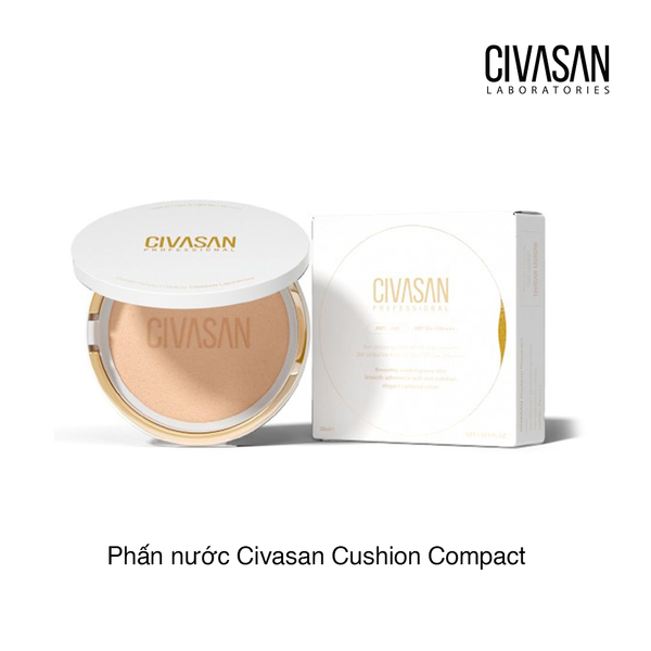 Phấn nước Civasan Cushion Compact 15g (Trắng - Tone sáng) (Hộp)