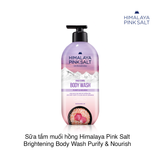 Sữa tắm muối hồng mát lạnh và thư giãn Himalaya Pink Salt Brightening Body Wash 500g (Chai)