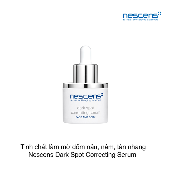 Tinh chất làm mờ đốm nâu, nám, tàn nhang Nescens Dark Spot Correcting Serum 30ml (Hộp)