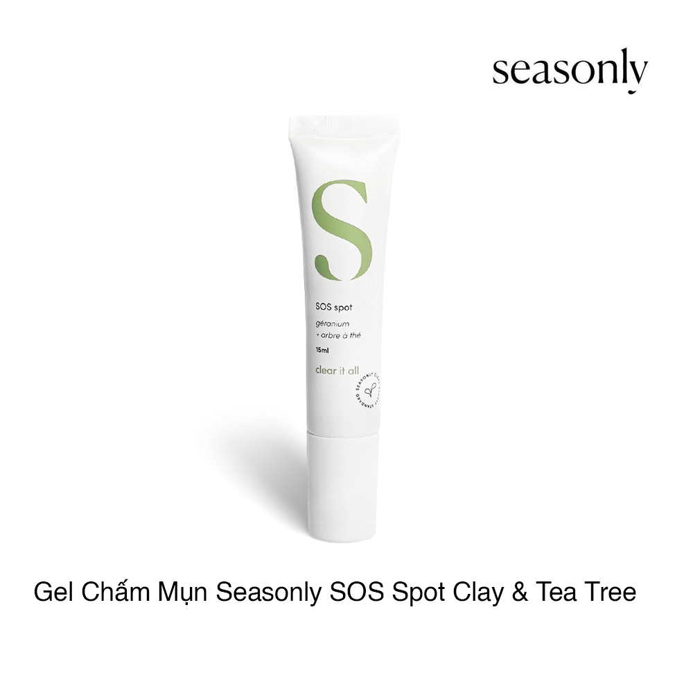 Gel Chấm Mụn Seasonly SOS Spot Clay & Tea Tree